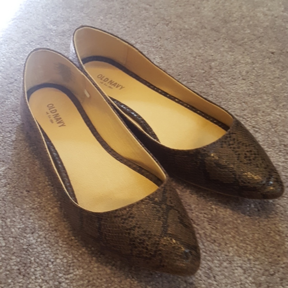 Snake Skin flats