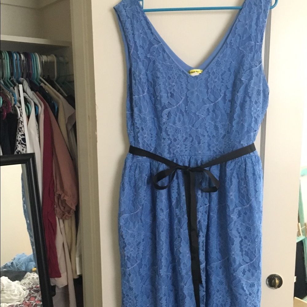 Modcloth Blue Lace Dress