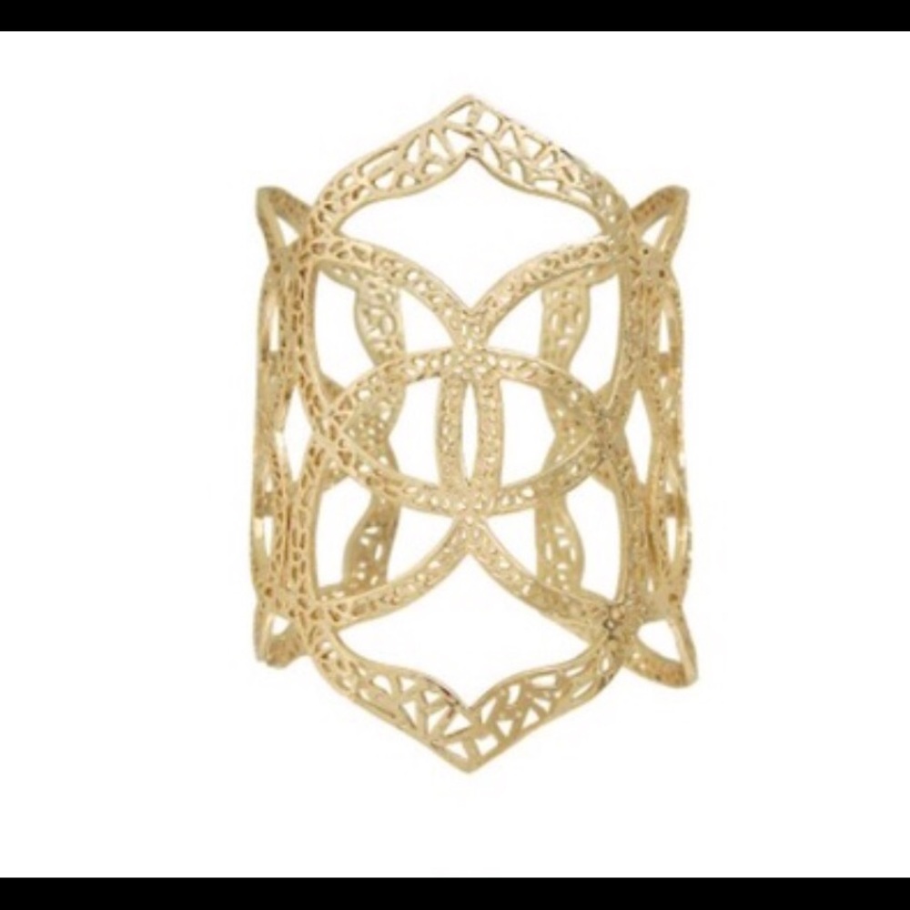 ISO!!! Kendra Scott Roni cuff bracelet in gold.
