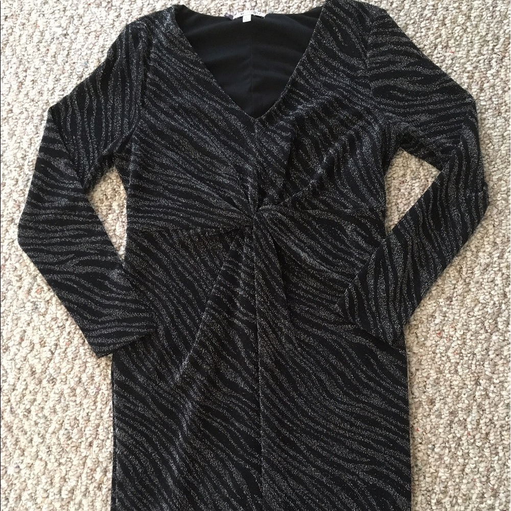 Jennifer Lopez Leopard Stripe Cocktail Dress