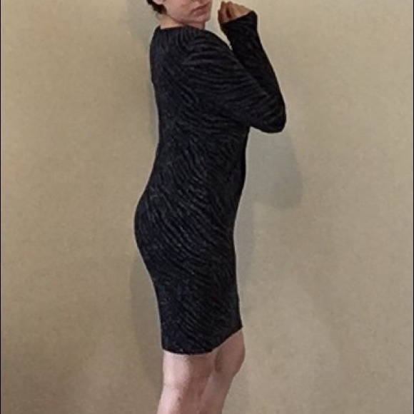 Jennifer Lopez Leopard Stripe Cocktail Dress - Picture 5 of 5