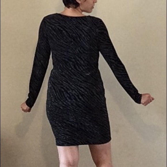 Jennifer Lopez Leopard Stripe Cocktail Dress - Picture 3 of 5