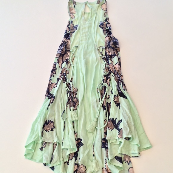 SOLD Free People Paint The Sun Slip Dress - Picture 2 of 7