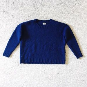 MADEWELL ⭐️ Cropped Wool Knit Sweater