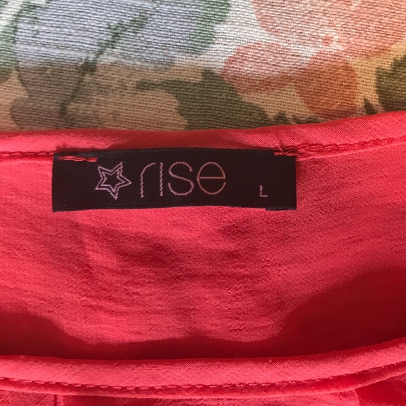 Rise coral dress size large - Picture 2 of 2