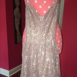 Sparkly lavender romper