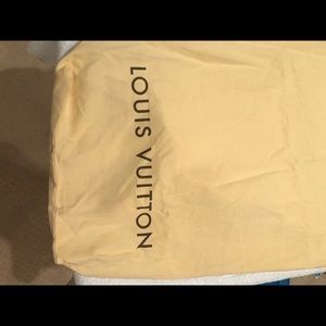 Louis Vuitton keepall dust bag