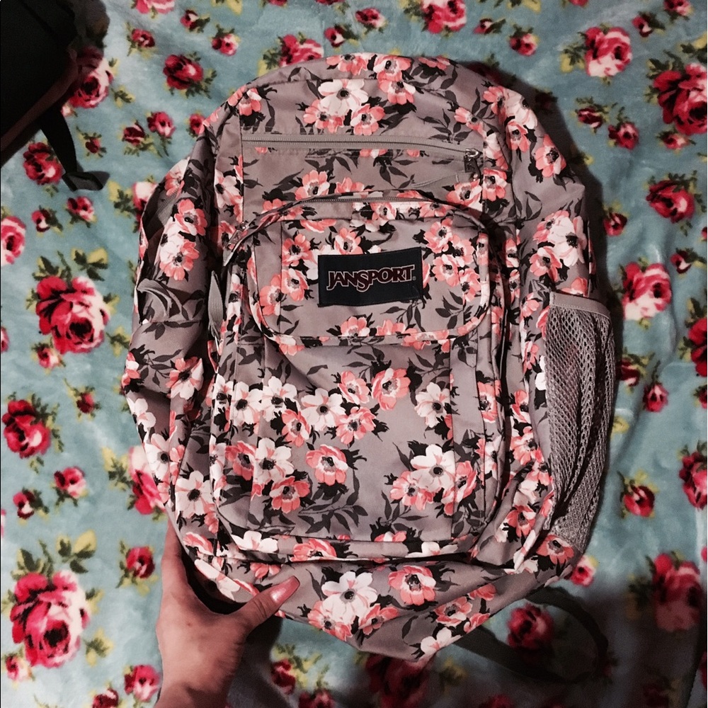 Floral jansport backpack