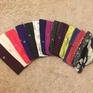 Lot of 16 Lululemon Headbands *Great Condition*