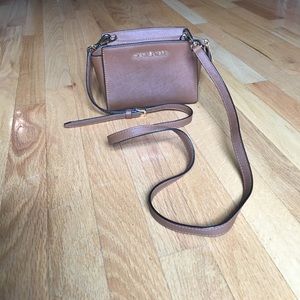 Brown Michael Kors Mini Selma Bag