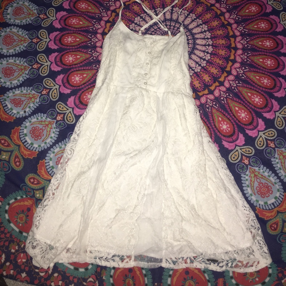 White A&F Dress