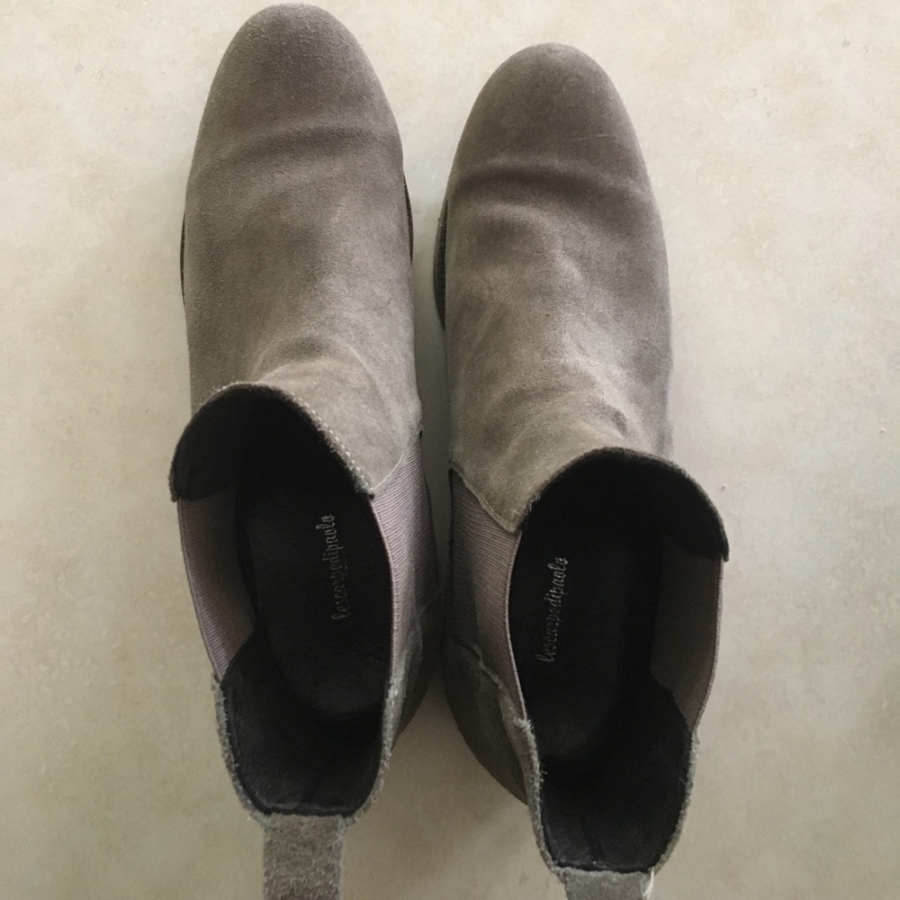 Grey booties