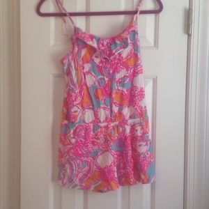 Lilly Pulitzer Girls Romper! Only Worn A Few Times