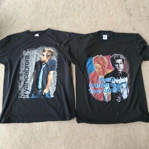 Ryan Cabrera 2005 tour shirts (2)