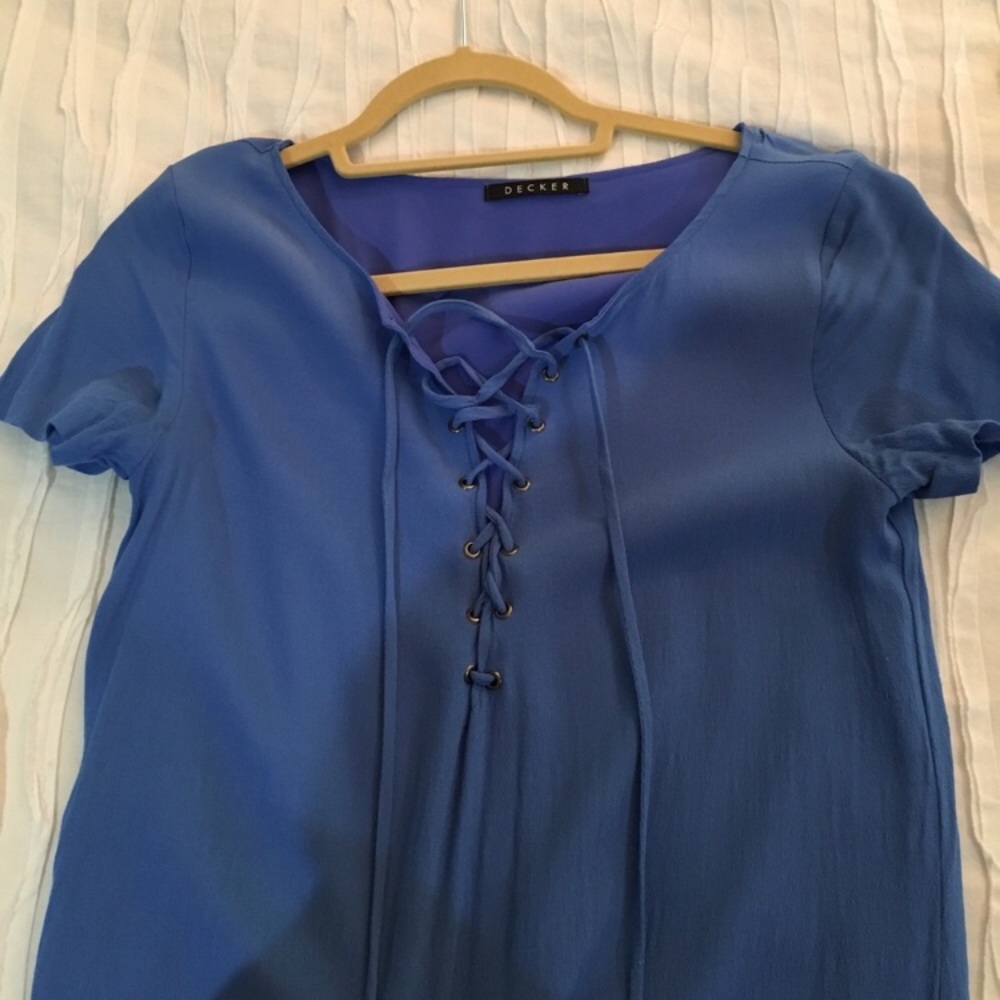 Decker Lace Up Dress