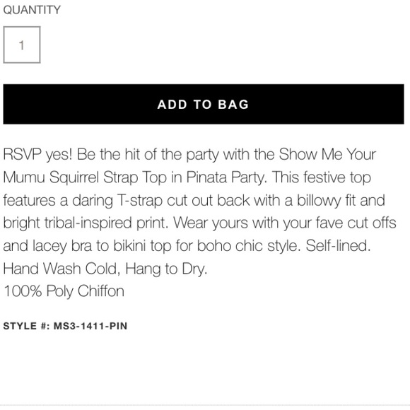 Show Me Your MuMu Squirrel Strap Top Piñata Party - Picture 7 of 7