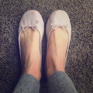 Pink Gap leather ballet flats. NWOT. Moving sale!