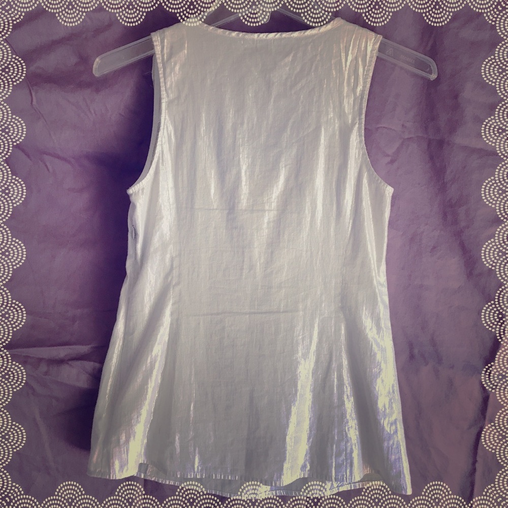 [Express] Opaque Ruffle Top - Picture 4 of 5