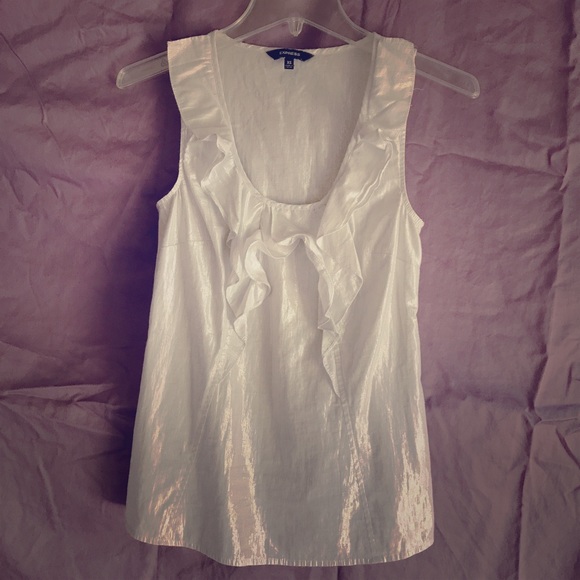 [Express] Opaque Ruffle Top - Picture 3 of 5