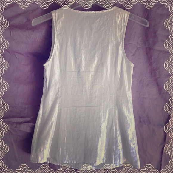 [Express] Opaque Ruffle Top - Picture 4 of 5