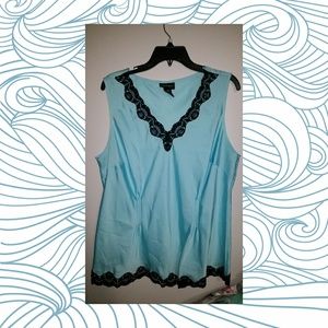 Light blue Lane Bryant blouse