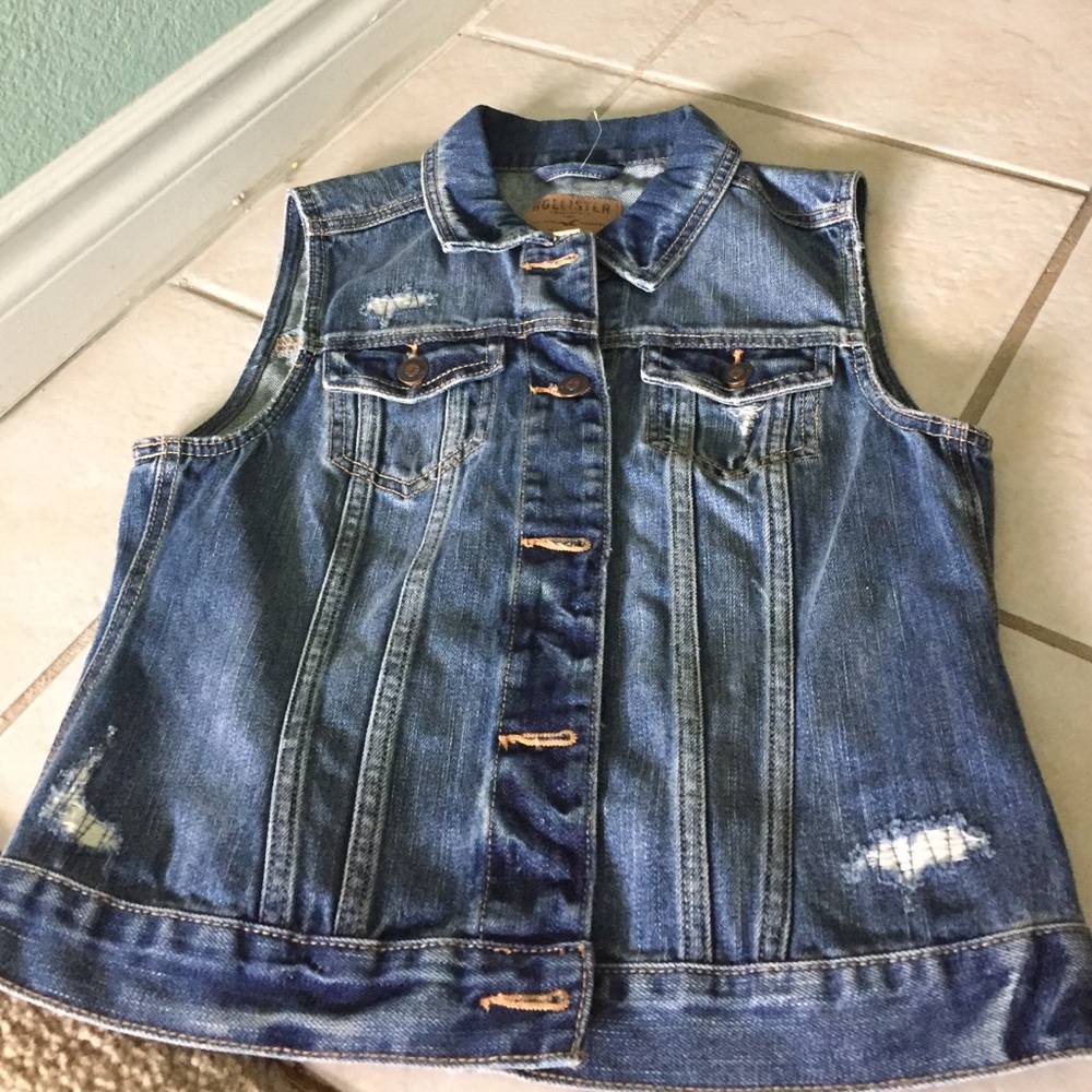 Denim vest new