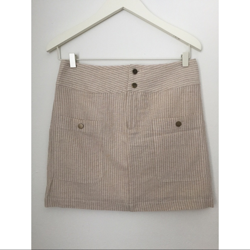 Stripe Mini Skirt