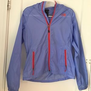 Lilac Lightweight North Face Rain Coat