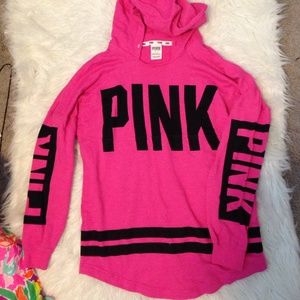 Varsity stripe legging pullover hoodie