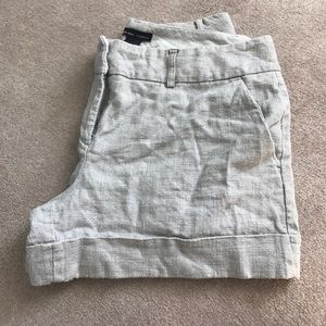 Linen cuffed shorts size 12