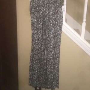 Soft, comfy, never worn, floral print flare pants