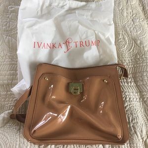 Ivanka  trump Patten leather shoulder bag