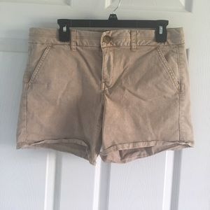 American Eagle Women's Midi Khaki Shorts