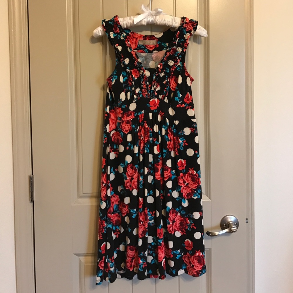 Black Floral Dress