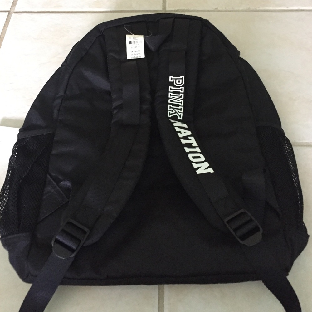 Pink campus backpack