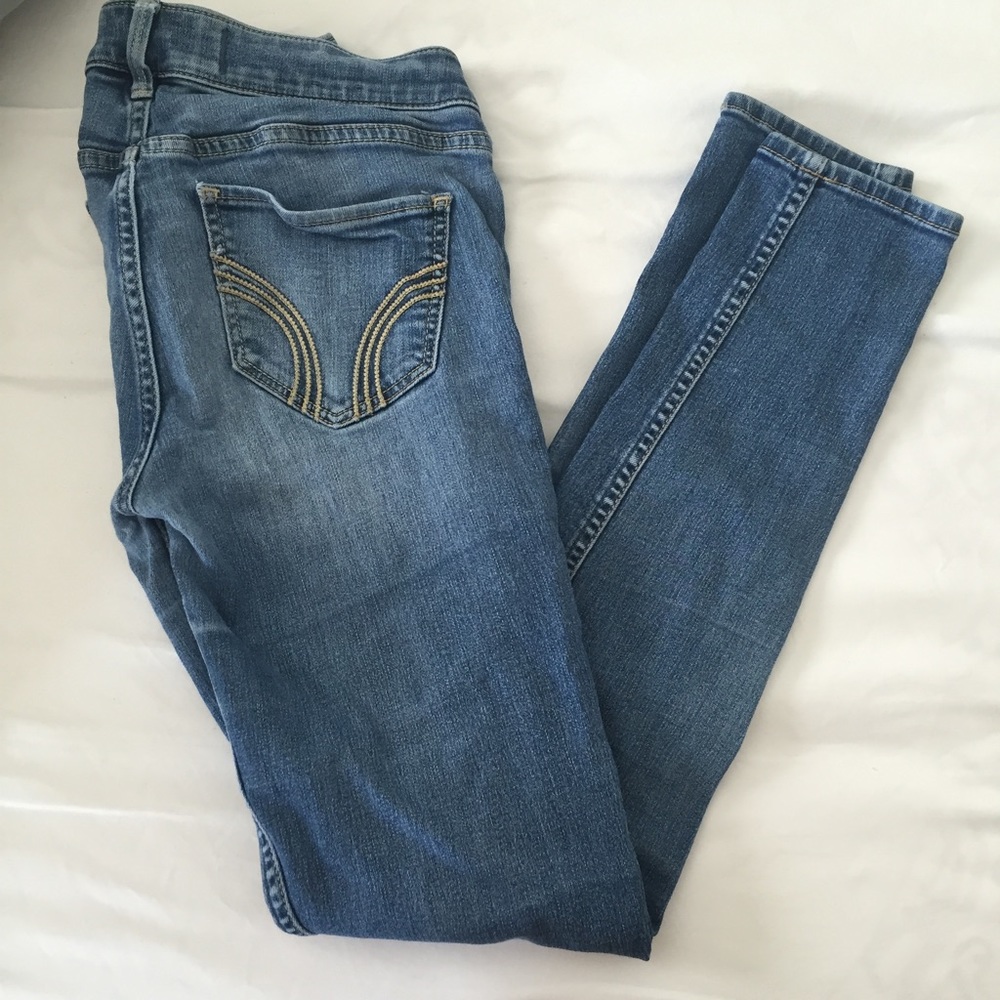 Low-Rise Light Wash Jeans