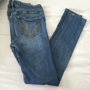 Low-Rise Light Wash Jeans