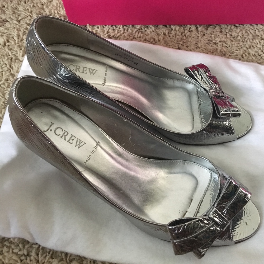 J Crew Mirror Heels