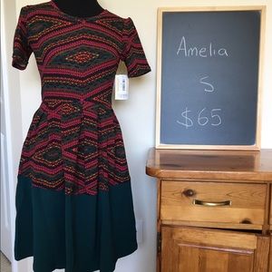 LuLaRoe Amelia dress size small