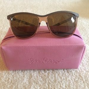 lilly pulitzer 'lori' polarized sunglasses