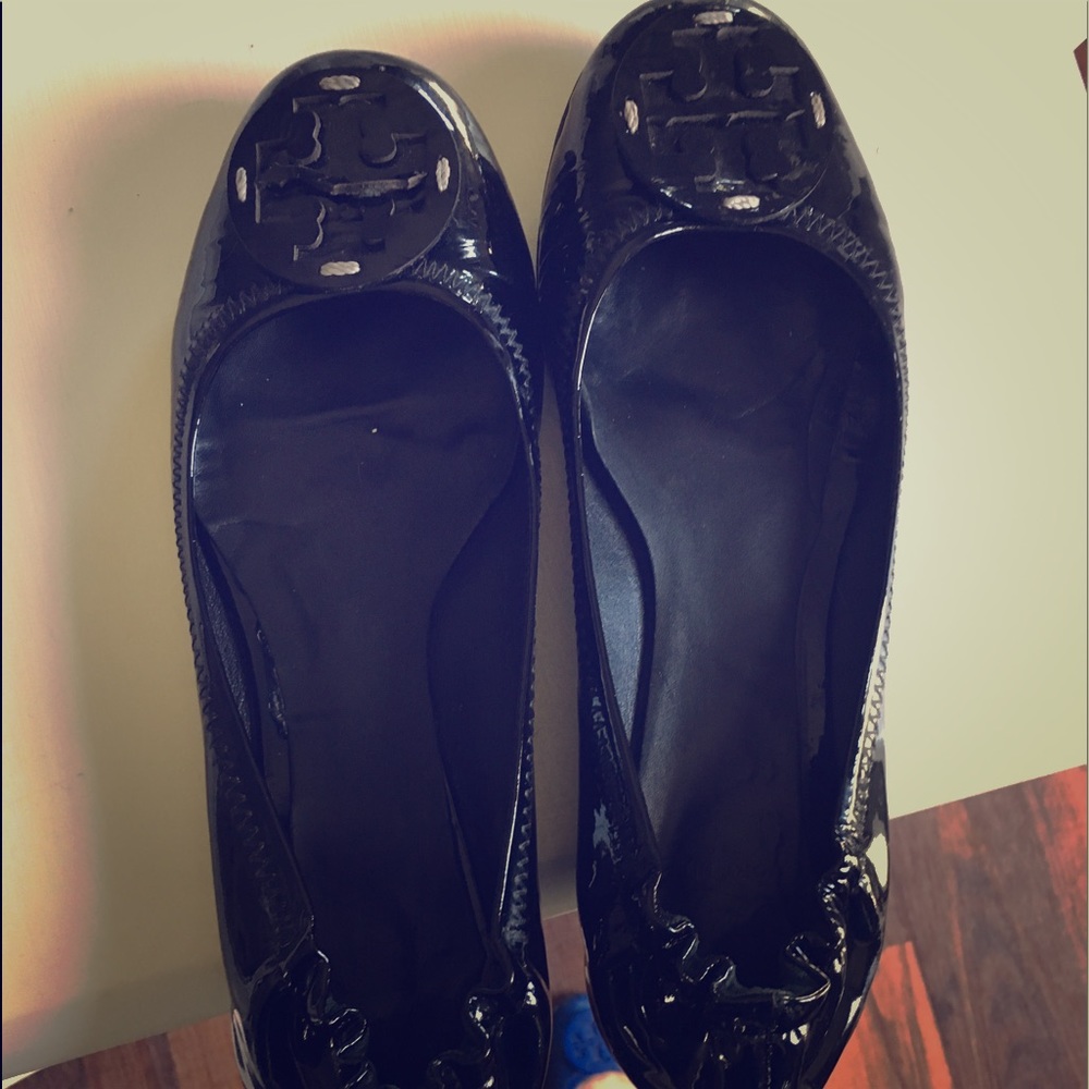 Black Tory Burch flats 8.5!