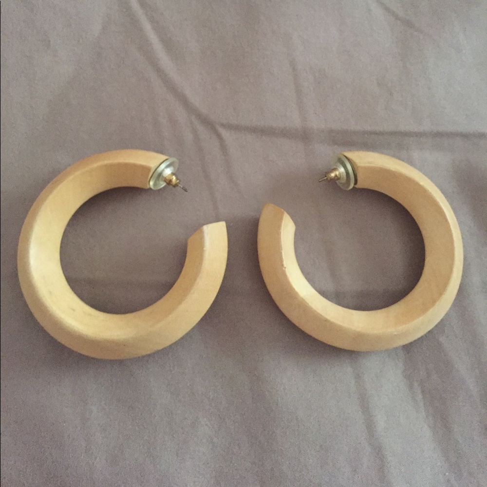 Woden earrings
