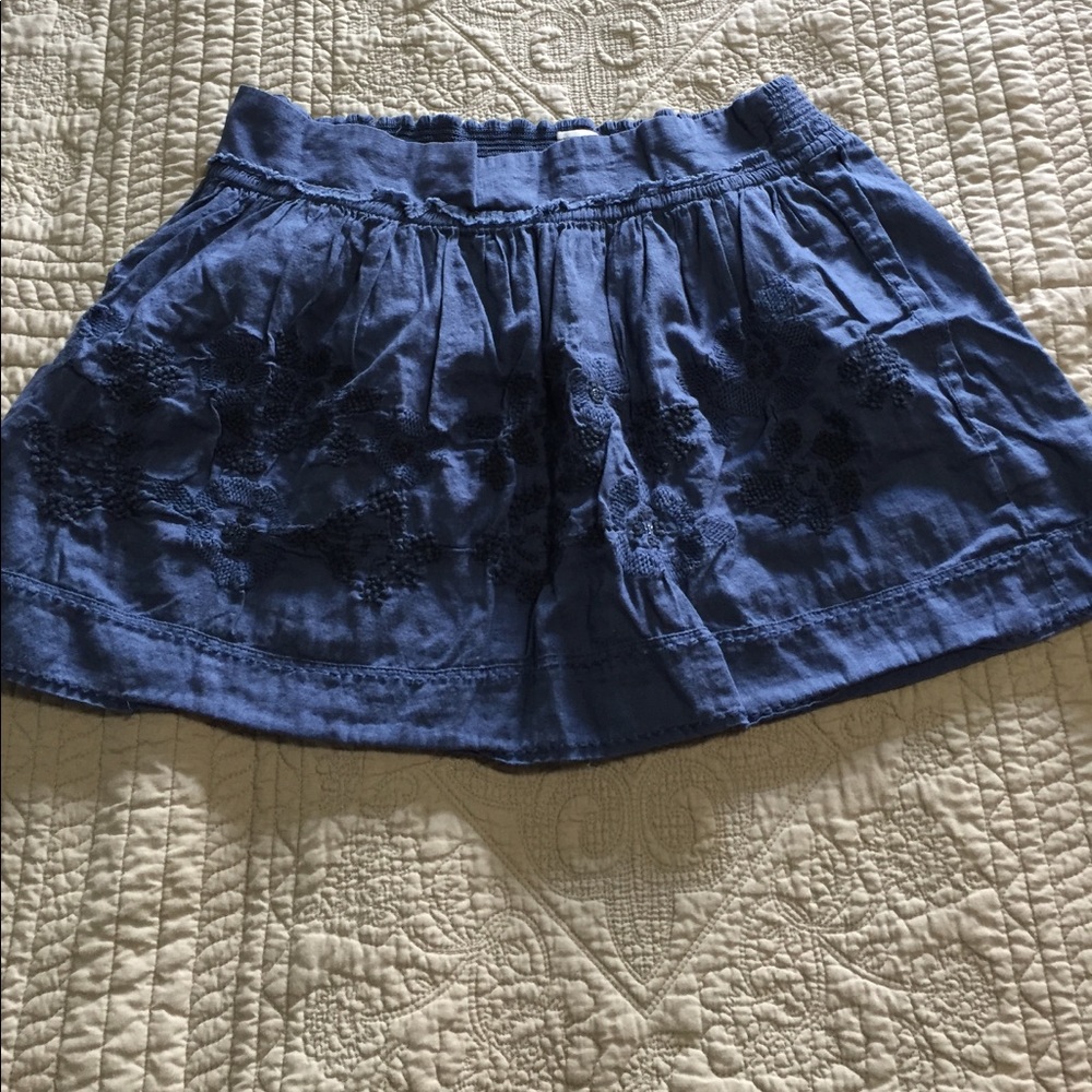 Blue skirt