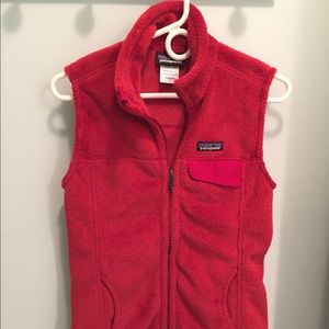 Patagonia Women's Re-Tool Fleece Vest in Red
