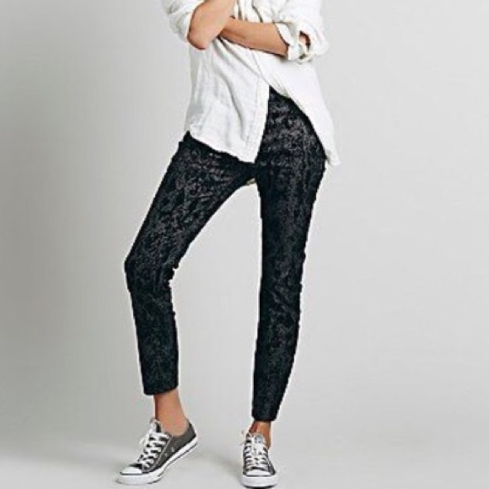 Free People Velvet Denim Jean