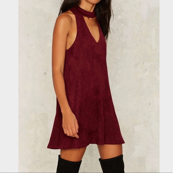 1️⃣8️⃣Nasty gal chateau vegan suede dress - Picture 2 of 3