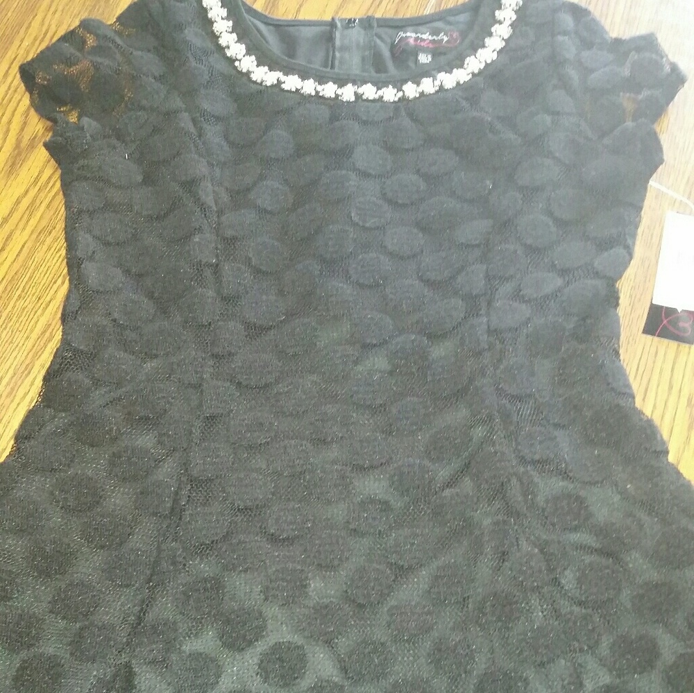 Girls black dress