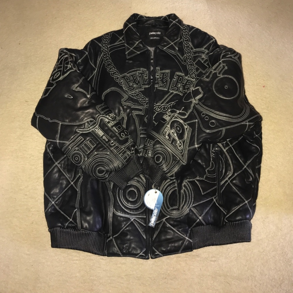 Leather Pellepelle coat