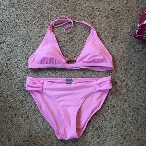 Pink bathing suit