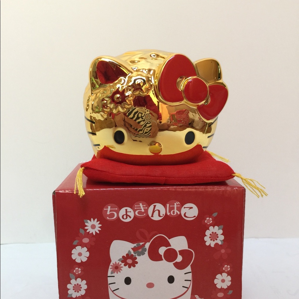 Hello Kitty Sanrio Japan golden bank